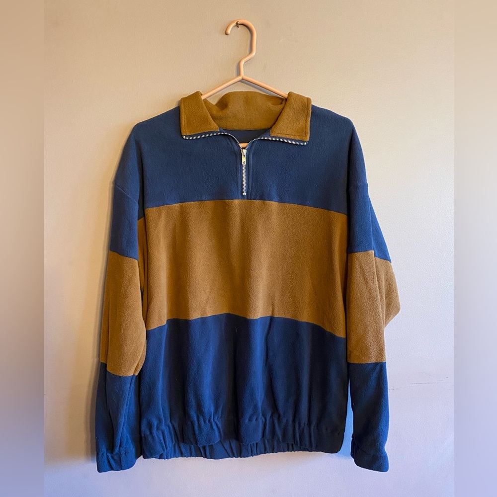 Men’s Navy Blue 1/4 Zip Sweater